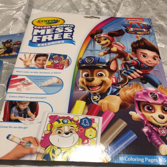 Paw patrol Color Wonder mess free Coloring & Marker set & Matching Stationary - Picture 2 of 5